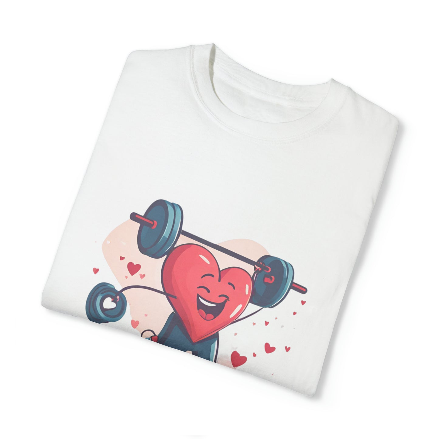 Camiseta con corazón levantado