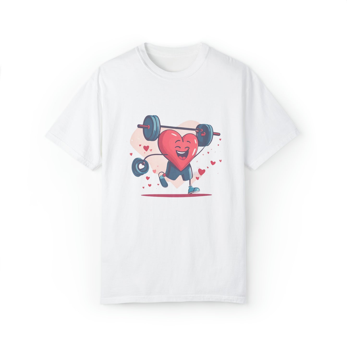 Camiseta con corazón levantado