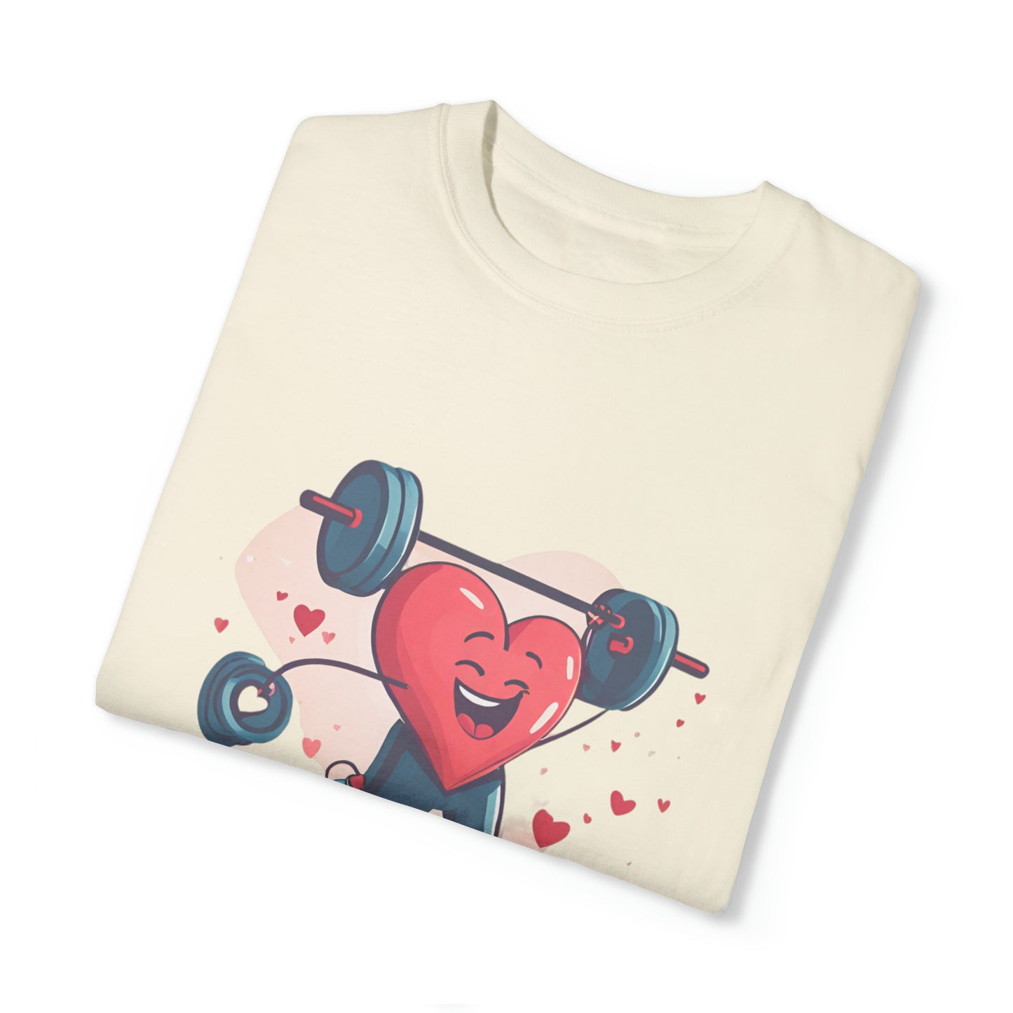 Camiseta con corazón levantado