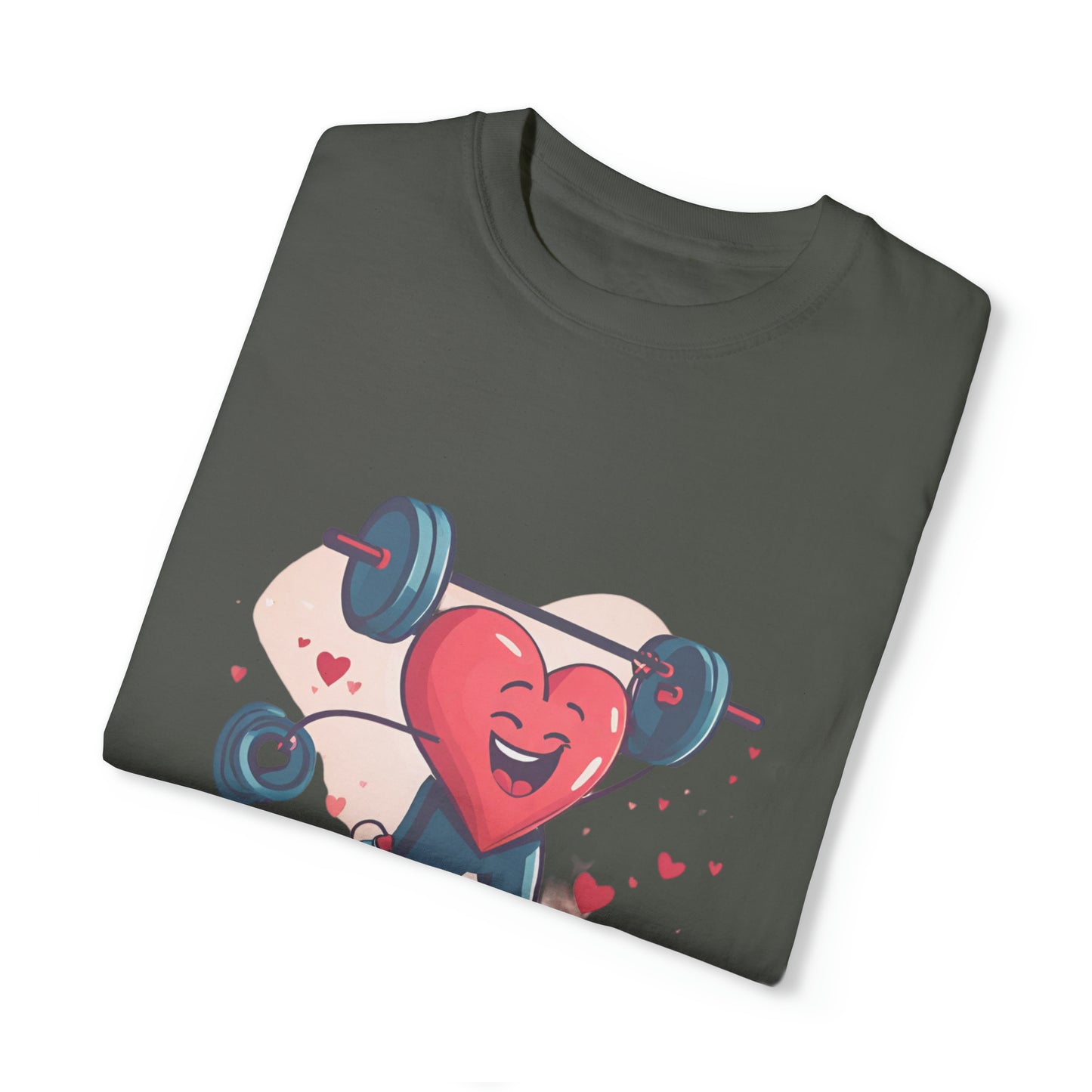 Camiseta con corazón levantado