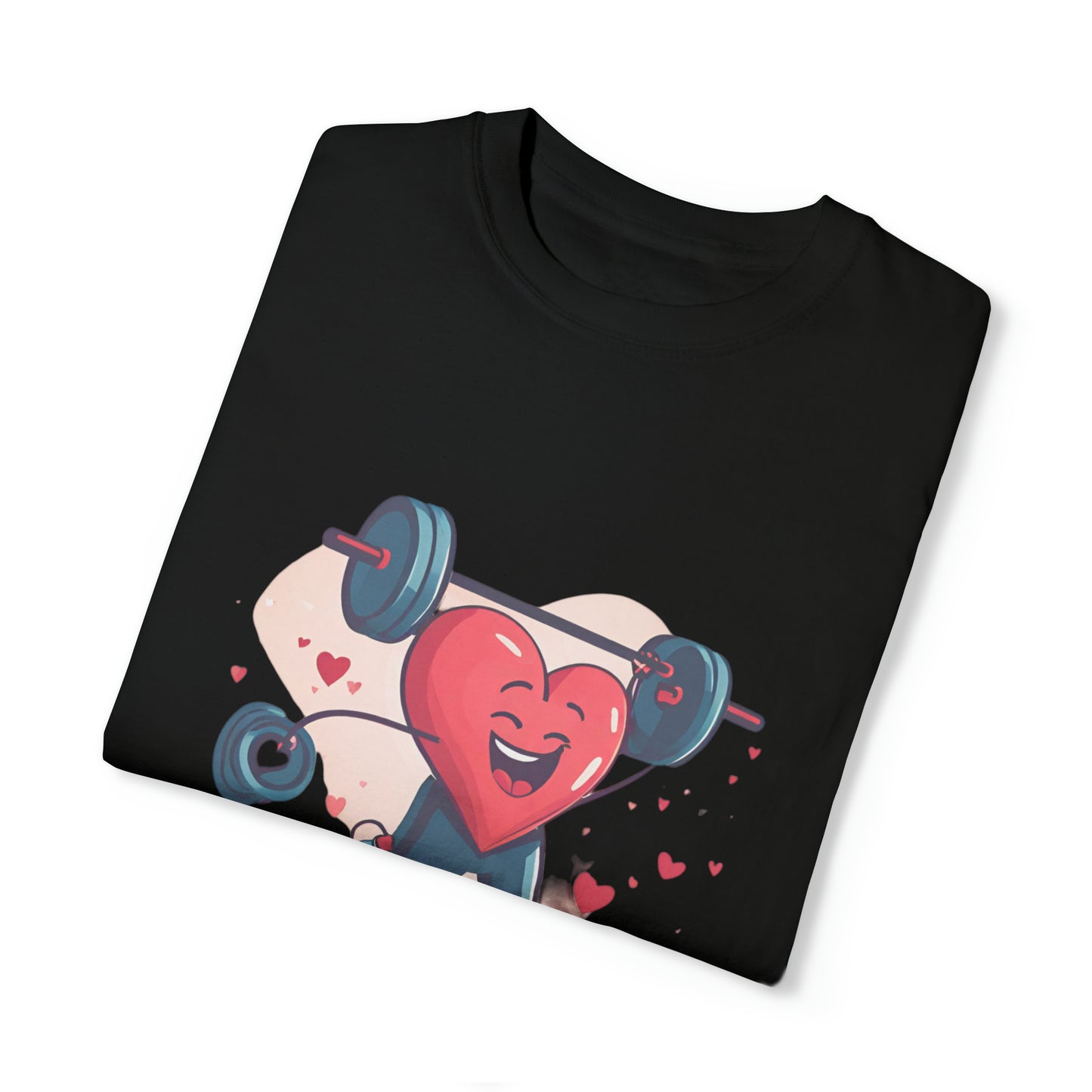 Camiseta con corazón levantado