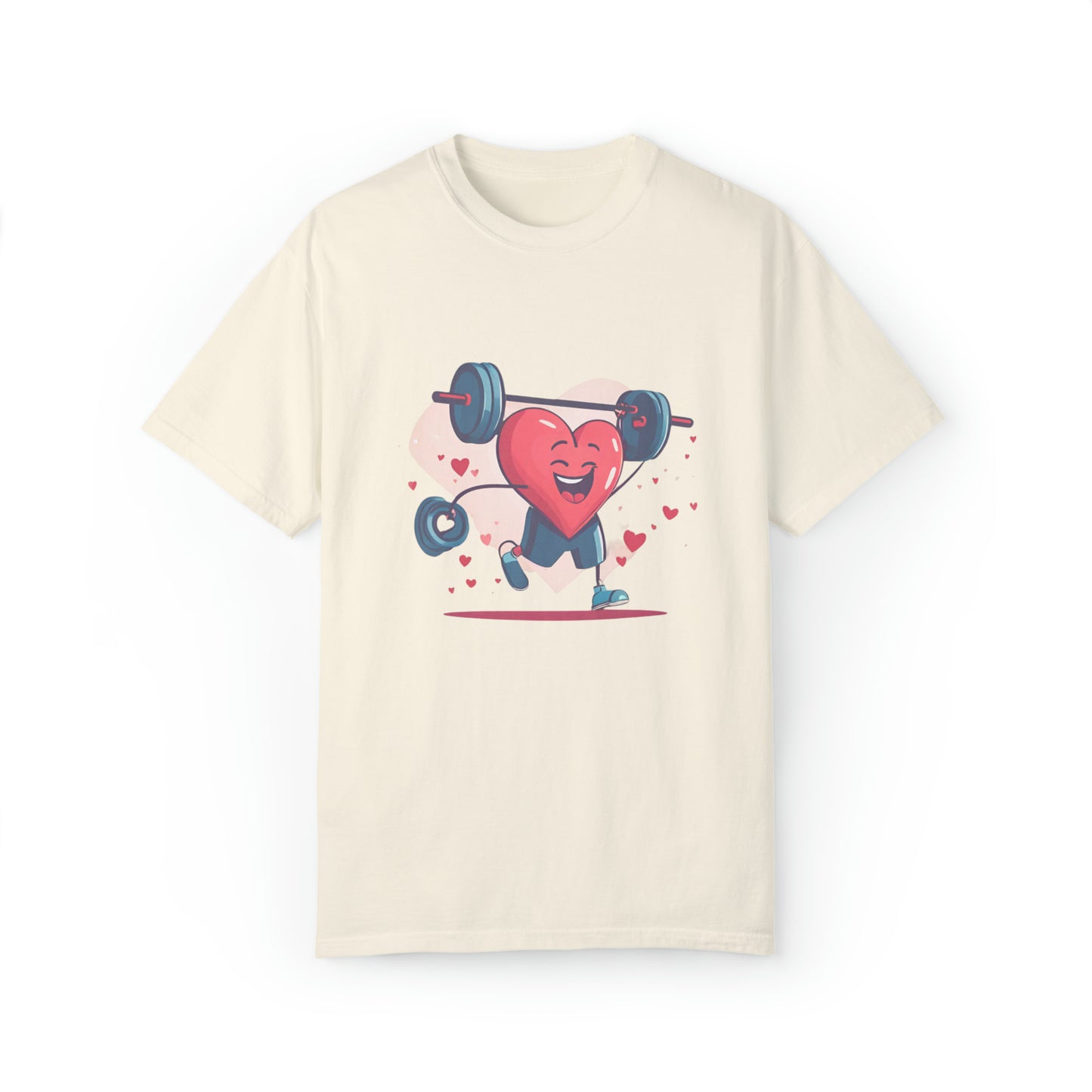 Camiseta con corazón levantado